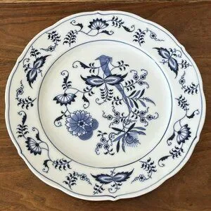 Blue Danube | Dining | Blue Danube Dinner Plate 1 14 Porcelain Onion ...